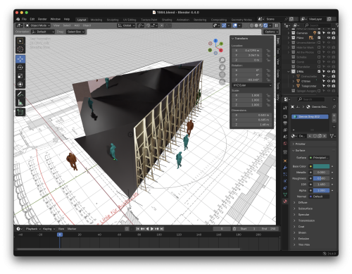 Online-Workshop Blender II: Blender ist die neue Schaumpappe. 3D-Workshop für Szenograf innen 